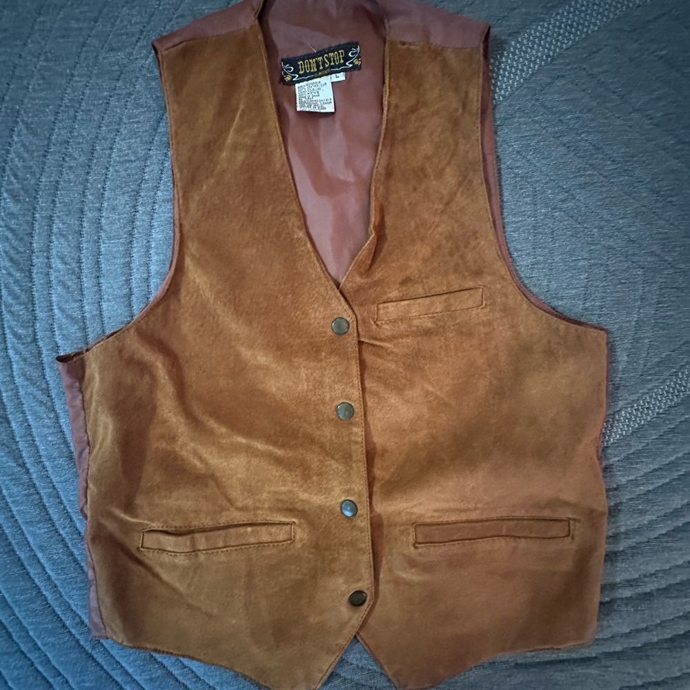 Vintage Suede Vest
